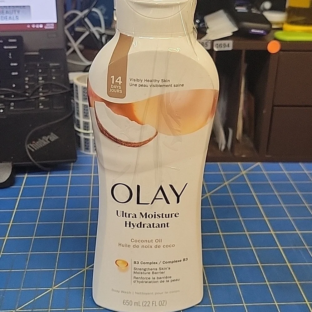 Olay Ultra Moisture Body Wash with Coconut Oil 650ml Bottle New